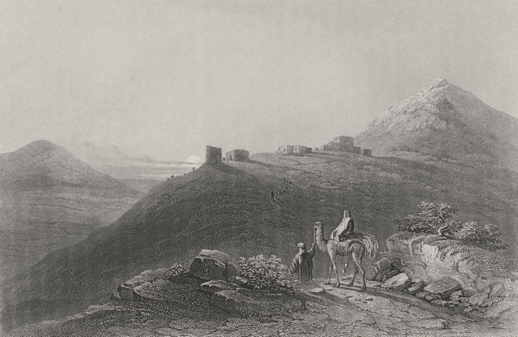 ISRAEL. Nain-Bartlett 1847 old antique vintage print picture